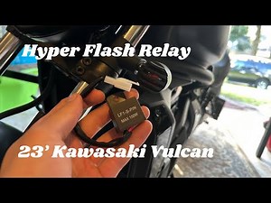 Kawasaki Vulcan 650 Hyper Flashing Relay Install