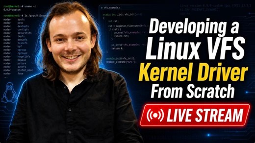 Developing a Linux VFS Kernel Driver From Scratch | Daniel McCarthy
