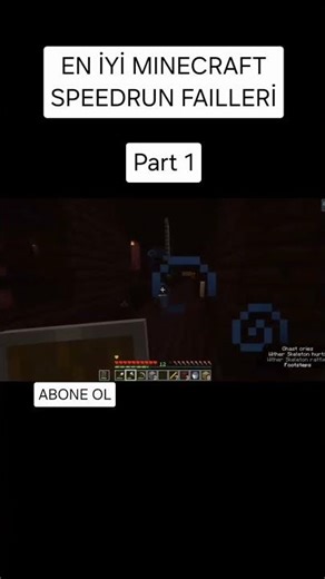En iyi Minecraft SPEEDRUN FAILLERİ #minecraft #speedrun