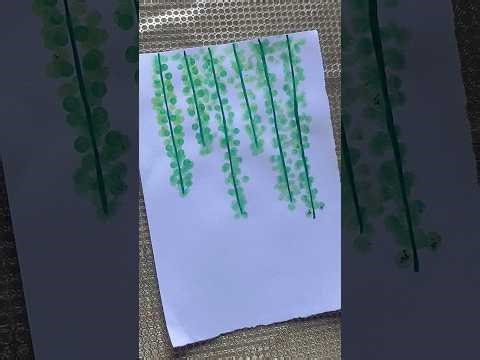 String of pearls painting #shorts #ytshorts #acrylicpainting