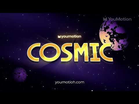 Future Retro Posters Cosmic Golden Opener Space Exploration Title