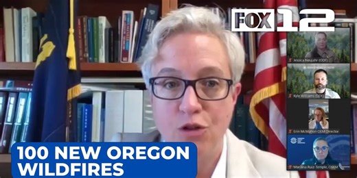 Gov. Kotek gives update on Oregon wildfire response