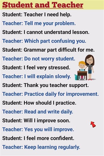 Student asking help | Student and Teacher Conversation | Conversation with Teacher #conversation