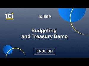 1C:ERP Demo – Budgeting and Treasury Functionality