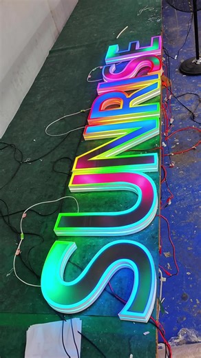 Sign factory (@neonboxmaker) - It has gone beyond traditional signboards. #sign #signage #design #signagedesign #ledlight #signature #lightbox #lamplight #ledlightstrip #led #logodesign #sourcefactory #shop #store #abyss #foryou