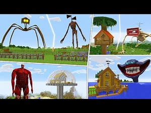 COMPILATION OF BEST SHIN GIANT MONSTERS in Minecraft Part 3 - Gameplay