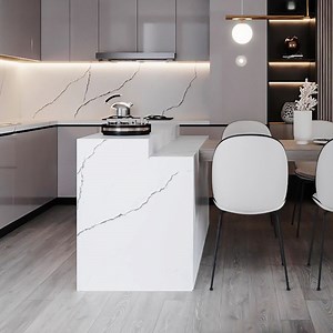 [Hot Item] Contemporary Solid Surface Kitchen Sink with Translucent Design