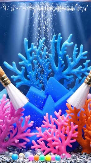 Ocean ASMR | Underwater Textures Made of Different Materials (Real Hand Sounds, NO Music)