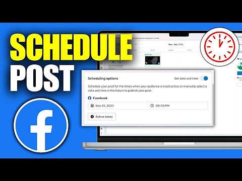 How To Schedule Post On Facebook Page (Full Guide)