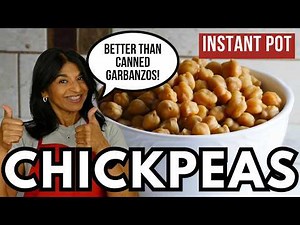 Instant Pot Chickpeas (Garbanzo Beans) | No Soaking Needed!