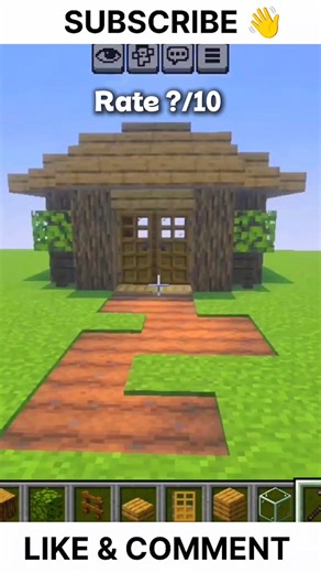 How to build house in Minecraft 🤯 | #minecraft #youtubeshort #minecraftguide