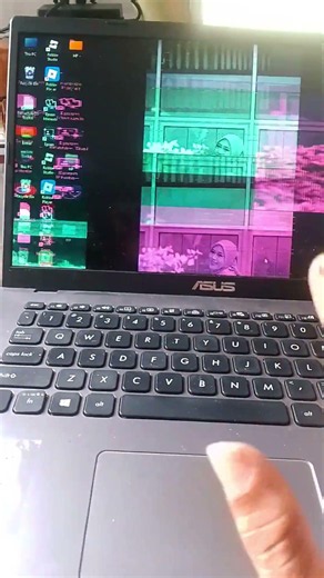 Asus A409M LED/LCD Glitch #glitch #lcd #led #asus #laptop #service #repair
