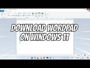 How to Download Wordpad on Windows 11