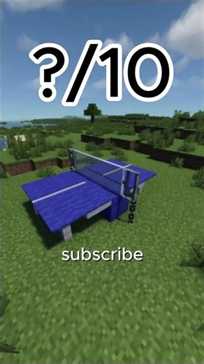 mimecraft PIMG PONG TABLE🏓 #minecraft