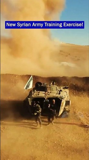 New Syrian Army Training Exercise with T-72 and BMPs!