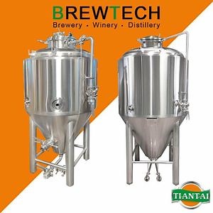 [Hot Item] 100bbl SUS304 Conical Fermenter with Cooling Jacket for Beer Fermentation