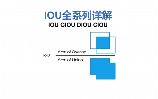 【IOU全系列】IOU GIOU DIOU CIOU 代码公式详细解读
