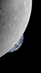 388K views · 10K reactions | Let's dive into the space Earth and Moon in beautiful space #SpaceX #NASA #ISRO | Cosmic Adventure | Facebook