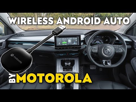 Motorola MA1 Wireless Car Adapter for Android Auto in MG5 Electric Car - Step-by-Step Guide!