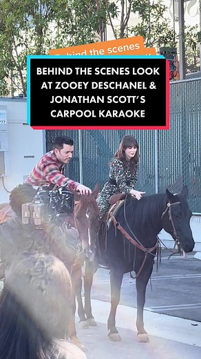 Jonathan Scott & Zooey Deschanel Carpool Karaoke BTS