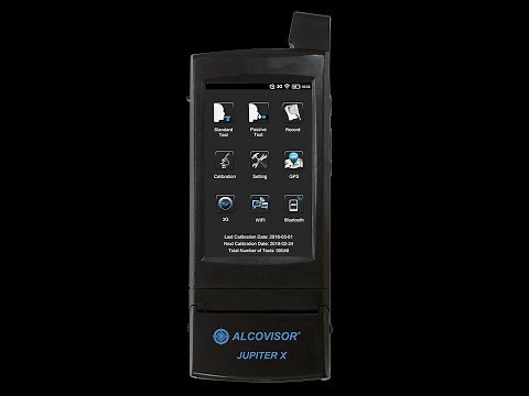 JupiterX Demo, Breath Analyzer, Alcohol breath Analyzer Jupiter Demo