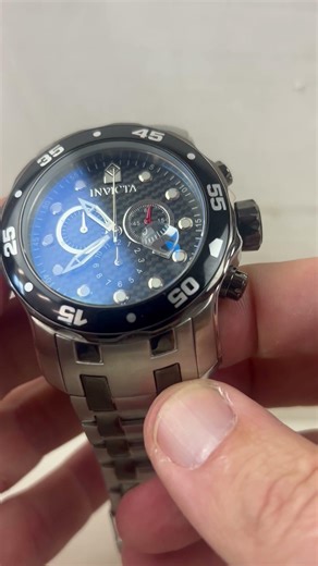 Invicta Pro Diver Chronograph Black Dial Men's Watch Model 14339 Great Shape