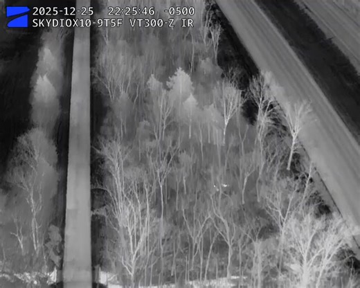 This is another strong example of effective drone use. Deputies responded to reports of suspicious individuals looking into homes and searched the dark, wooded area without success. After deploying our drone, the thermal camera located the individuals hiding in a heavily wooded area, and the drone operator guided deputies to their location. | Washington County Sheriff's Office, Maryland