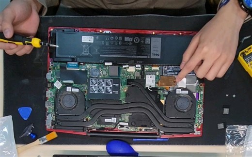 笔记本(Dell g3 3500)拆机+加装M.2固态硬盘(电脑小白第一次试图拆机)还好没有翻车