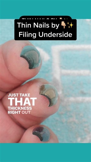 To quickly fix nails that are too thick— use a cone bit on your drill and file the underside of the nail’s free edge! ✨ This is the result! #nailcareereducation #nails #nailtech #diynails #nailtutorial #naildesigns #nailtok #nailsoftiktok #nails💅 #nailtechcheck #nailtechlife #nailartist #nailpolish #naildesign #nailinspo #beginnernailtech #nailhack