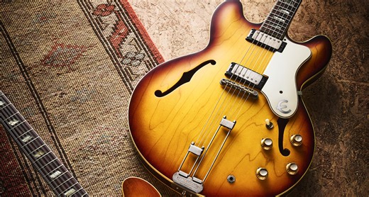 Played by everyone from Magic Sam and Otis Rush to Stevie Ray Vaughan, Robbie Robertson, Noel Gallagher, and Robben Ford, the Riviera remains Epiphone's semi-hollow superstar