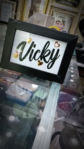 customize Name Frame 🖼️ Custmize gifts💗All pakistan odder nowwhatsapp number 0343 2784967