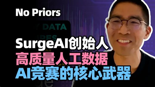 【No Priors】生成式AI背后的数据战争，高质量数据如何改变AI未来