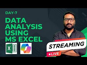 Day-7 | Excel Formulas Full Class in Hindi | SUM, AVERAGE, IF, IFS, AND, OR for Data Analysis | Live