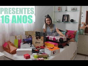 Meus presentes de 16 anos