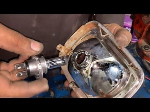 Bike Headlight change || motorcycle dim light problem fix ￼