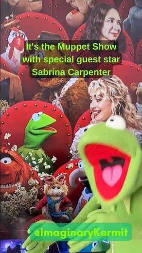 It's The Muppet Show Special with Sabrina Carpenter on Disney Plus! | Kermit The Frog and Grover |