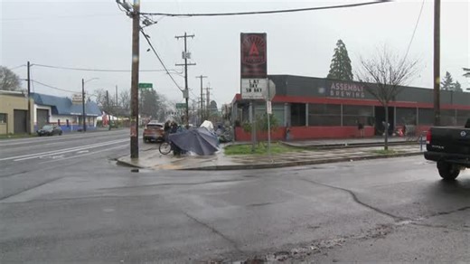 KGW News on Instagram: "What was once a neighborhood brewery is now a homeless camp, started by a couple after they were kicked out of a neighboring homeless shelter."