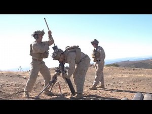 US Marines Live Fire Exercise: 81mm Mortar and LAV-25 Deployment at Pendleton