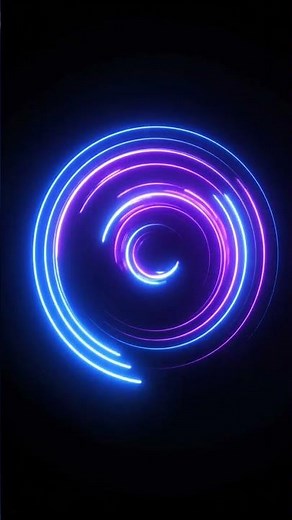 Neon Spiral Vortex | Perfect Loop (AI Hypnotic Animation)