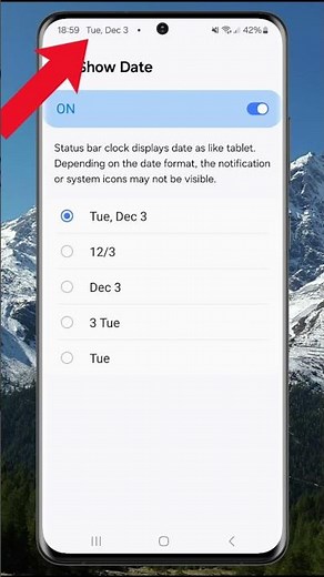 How to Show the Date on the Status Bar on a Samsung Galaxy Phone
