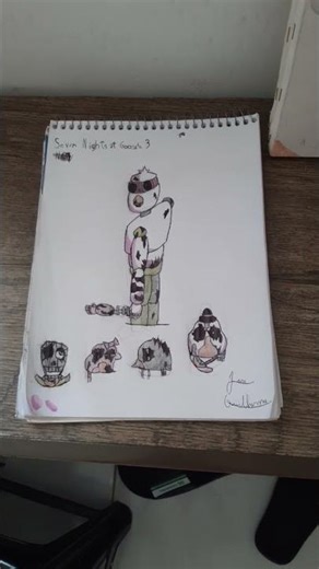 Me baseei nas cutcenes do snag 3 #sevennightsatgoose