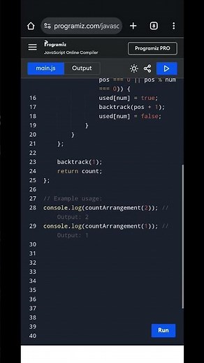 🔥 Beautiful Arrangement | Backtracking Explained with JavaScript | LeetCode Solution Step-by-Step