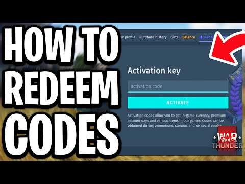How To Redeem Code In War Thunder- Full Guide
