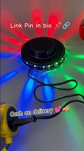 LED Party Light, Multi-Colour Sunflower Effect, RGB Rotating ||#shorts #rgb #decoration #led