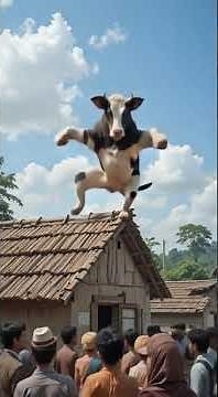 FUNNY Cow Dances to LIFE with AI Animation Magic?