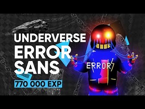 Roblox | Undertale: Random Meets AU | Underverse Error Sans