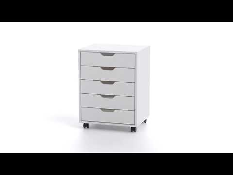 "KOMTO ROLVO 5" Rollcontainer mit 5 Schubladen – Aufbauanleitung / Montagevideo