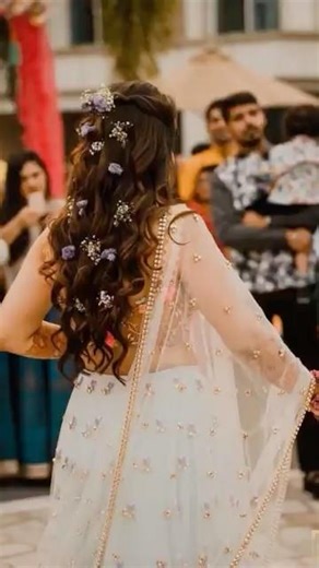 Wedding Hairstyle Ideas 💍✨#pakistanifashion #weddinghairstyles #wedding day