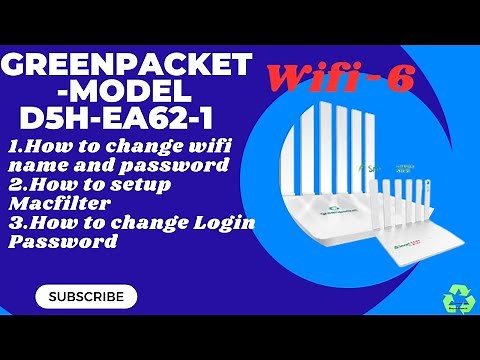 How to configure Greenpacket D5H-EA62-1 wifi6 sim card modem as router