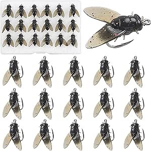 Bionic Fly Fishing Bait, 18/36pcs Fly Fishing Flies Kit Trout Jigs Swimbaits Dry Flies for Bass Panfish Lures Saltwater Freshwater